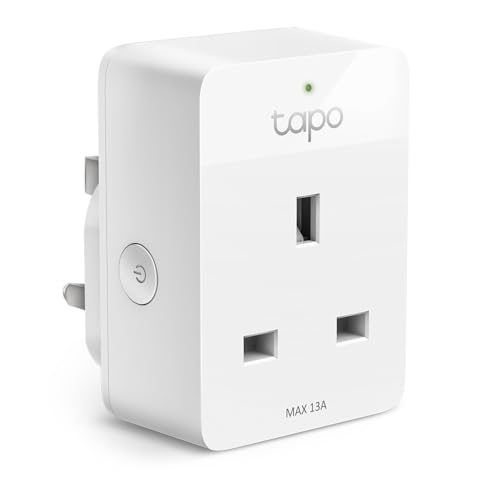 Tapo P105 WiFi Smart Plug, Hands-Free Remote App and Voice Control, Schedule & Timer, Support Higher-Power Appliances, Multiple Safety Guarantees, Easy setup, Away Mode, Works with Alexa & Google