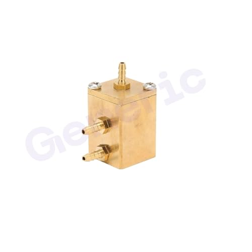 Image of Dental Chair Water Retractive Valve WRV /Pilot Pneumatic Valve - 3mm Nipple Connector, 3 Hole Water Retraction Pressure Regulator for Dental Unit Control (Pack of 1)