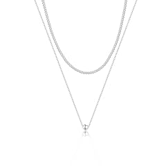 Layered Cuba+O Chain-Silver