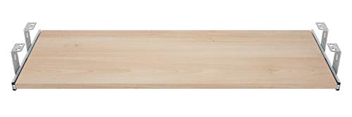 Tastaturauszug mit Tastaurablage 600X300mm Ahorn weiss Dekor, Auszugschienen verzinkt 300mm, Set Ablage mit Auszug für Tastatur Maus Keyboard