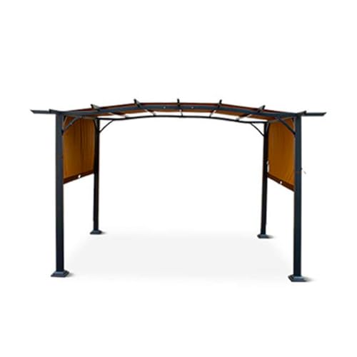 Garden Winds Custom Fit Replacement Canopy Top Cover Compatible with The Aldi Gardenline Belavi and Shoprite Pergola 49964, 23700 - Classic Sand Beige, 350