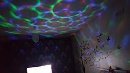 Playlearn USA Multicolored Mini Disco Ball Lamp Sensory Stimulation