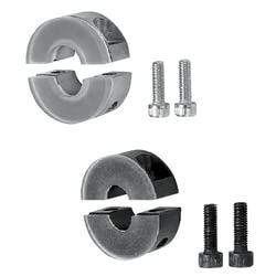 Shaft Collars - Split, with Damper Two Piece Clamp-On 20mm 1pc