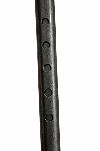 Image of Walking Stick with Adjustable Height, Mild-Steel Body, Light Weight for Men /Women, Patients, Old People (Overnight Black)