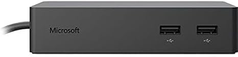 Microsoft Surface Dock for Surface Pro 3, Surface Pro 4, and Surface Book | 4 USB Ports, USB 3.0 Hardware Interface (Black)