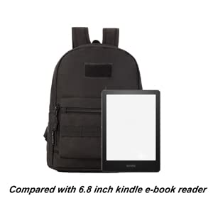 Arcenciel 10L Kid's Tactical Backpack Military Army Day Assault Pack Molle Bag Backpacks Rucksacks For Outdoor Hiking Camping Trekking Hunting With Patch (Black) … #TOP1