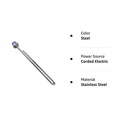 Dernord 240V 5500W Foldback Heating Element Water Heater With Low Watt Density #TOP4