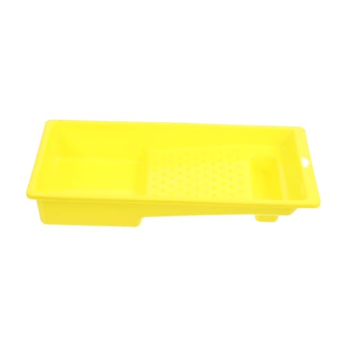 MALUGOGO Large Capacity Plastic Paint Tray for Rollers Multipurpose Painting Tool with Smooth Surface for Easy Cleaning Paint Holder for DIY and Professional Use
