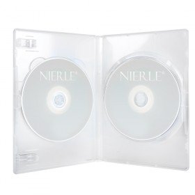 Amaray Boitiers double DVD, 15 mm, Machine-pack-quality, Transparent, 100 pièces