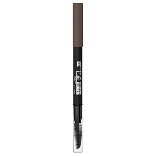 Maybelline New York, ögonbrynspenna, naturlig definition som håller hela dagen, Tattoo Brow up to 36H Pencil, nyans: 07 deep brown, 0,73 g