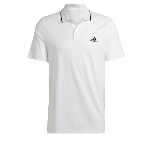 Adidas Homme Essentials Piqué Small Logo Polo Shirt, White, L