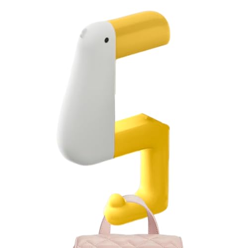 Crochet du sac à bains pour le bureau - porte-sac à dos en forme de canard, crochet sous le bureau, organisateur de sauvegarde de l'espace pour sacs tasses clés écouteurs | Hangage de stockage