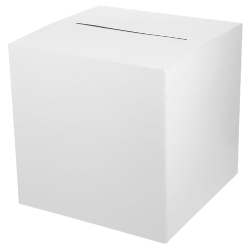 OUNONA Wedding Card Box Set Sturdy Paper Keepsake Boxes Interior Space for Wedding Blessing Cards Money Storage