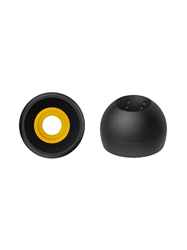 JVC EPFX10 Spiral Dot Earpieces â€“ Set of (4) Ear Tips, Sizes Small Through Large, Fits Many JVC Models (Medium-Large)