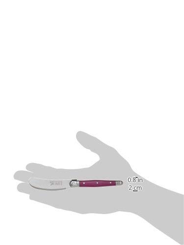 Miniatura 3 de Laguiole Jean Dubost 97455 - Estuche Con 4 Cuchillos Para Untar Mango De Plástico Abs , Multicolor