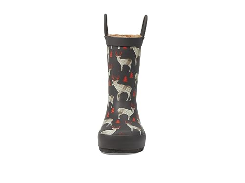 Western Chief Waterproof Rubber Rain Boot, Deer Plaid, 3 US Unisex Little Kid2