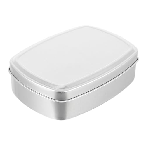 COSMEVIVI Aluminum Soap Box with Lid Food-Grade Storage Container for Travel Cosmetics and Small Items Metal Storage Can