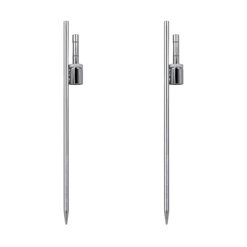 DreamController 19.5-inch Ground Stake - Stainless Steel Spike with Sleeve Bearing Compatible with Flutter Banner Flag Poles (0.65" Inner Diameter) – Stake Only