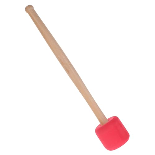 Baqueta para Batería Mallet de Madera con Cabeza de Espuma Roja miniatura 1