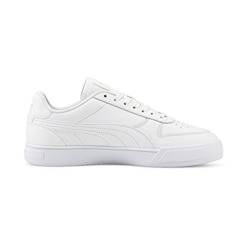 PUMA Men's CAVEN DIME Sneaker, Puma White-Puma White-Puma Silver, 11.5