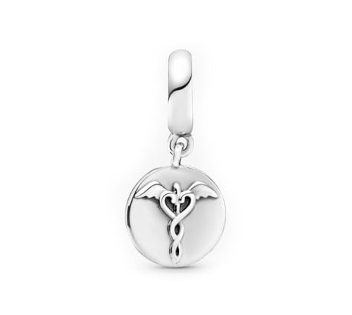 Stethoscope Charm Compatible with Pandora Charms Moments Bracelets Sterling Silver Dangle Charm Family Birthday Christmas