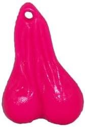 Biker Nuts, Solid Color-Red, 4" Tall Series, Made in USA