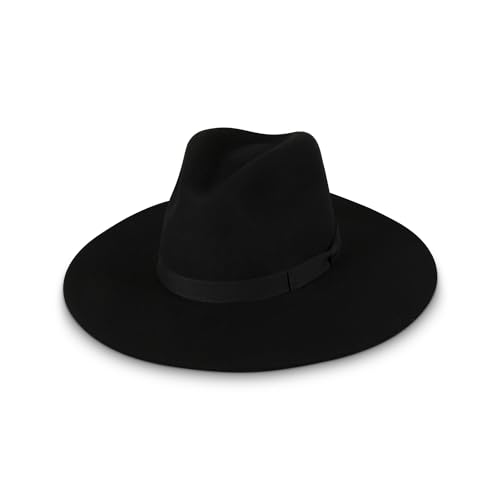 Chapeau fedora noir femme pour look automne chic en ville