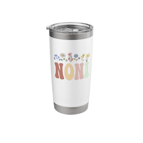 Noni Gifts Women Wildflower Floral Design Noni Stainless Steel Insulated Tumbler