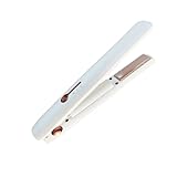 Mini piastra per capelli senza fili, ferro da stiro ricaricabile da viaggio, ferro da stiro portatile in ceramica con batteria da 3000mA, anti-scottatura e regolazione della temperatura a 2 livelli