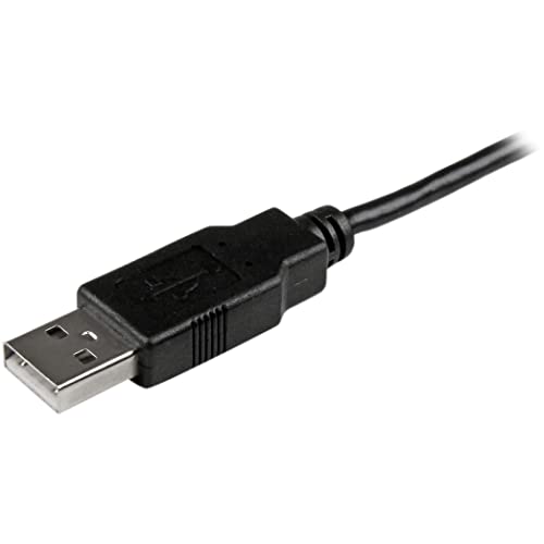 StarTech 3ft Slim USB-A to Micro-B Cable - USB 2.0 - Black (USBAUB3BK) by StarTech.com - Used condition - Image 2