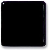 F2010 Solid Glass Mosaic Tile - Black