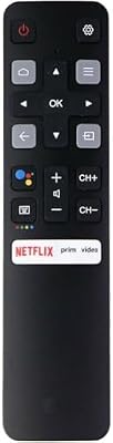 Universal Remote RC802V FNR2 Fit for All TCL Android 4K Smart TV 40S334 50S434 55S434 75S434 40S330 70S430 32S334 55S435 50S435 43S434 32S6500A 65P8S 65P8 49S6800FS 32S6500S 32A325 [NO Voice Function]