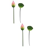 Fleur et décor - les artificielles et les gousses sont et réalistes, d'un vert vibrant, elles seront le complément parfait à votre étang, décor