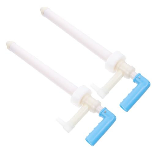 Abaodam Bomba Manual para Cubo Químico 20 Litros, Dispensador de Bomba de Líquido de Plástico, Set 2 Piezas para Extracción y Bombeo de Líquidos Químicos en Garaje y Taller