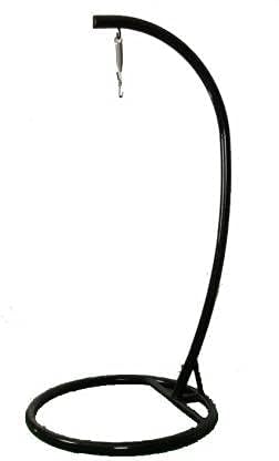 UNIFORT Swing Chair (Stand Only)||Iron Outdoor/Indoor Swing/Jhula/Hammocks Stand|| Standard Size(Black Curve)(Swing Iron Stand)