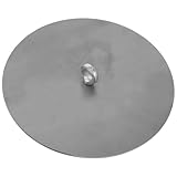 BESPORTBLE Vintage Ofendeckel aus 2,7mm Dickem Eisen Universeller Herddeckel Ø 18cm Robust für Vergasungsöfen mit Griff Langlebige Ofenabdeckung für Holzöfen