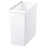 【通販限定】天馬 ゴミ箱 35L フタなし ホワイトラッシュ スマートペール 分別 ダストボックス キッチン ランドリー コンパクト スリム【サイズ 幅23×奥行44×高さ46cm】【色 ホワイト】