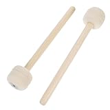 SAFIGLE 2 pièces Maillets Grosse Caisse Bois Lot Mailloches Pratiques avec Tête Feutre de ...