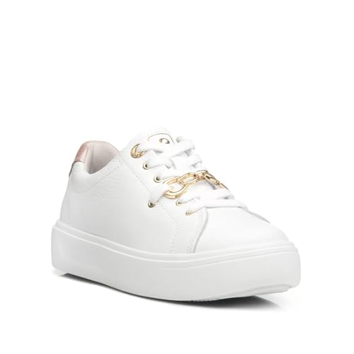 Tenis Pegada Feminino em Couro Branco