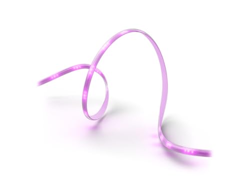 Philips Hue Indoor 5-Meter Smart LED Solo Lightstrip Base Kit (Pack of 1), LED Lights Controlled with Hue App, Smart Lighting Works with Alexa, Google Assistant and Apple HomeKit, Plug Type G