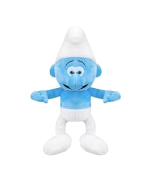Grupo Moya Figura Peluche Los Pitufos 32cm Relleno y Exterior Fabricados con Material 100% Reciclado, Apto para Todas Las Edades (Pitufo) | Ya disponible en tu tienda friki favorita! En mundofriki.es!