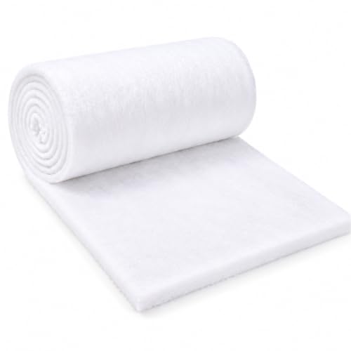 PREXTEX Artificial Snow Roll - Large Fluff for Christmas Village Displays, 94"x31" Tabletop Décor, and Winter Wonderland Party Scenes - Thick White Blanket for Holiday Backdrops and Festive Decoration