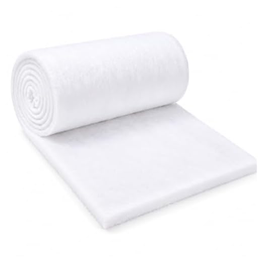 PREXTEX Large Artificial Snow Roll - Instant Christmas Tree Decor, Party Table Runner, Table Decoration, White Photo Backdrop | Thick Soft and Fluffy Blanket Fake Snow Blanket Cover for Holiday