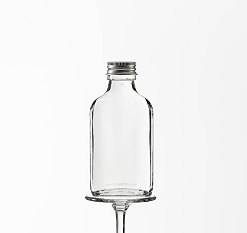 slkfactory 20 Bouteilles en Verre vides, 200 ML - avec Bouchon à Visser - Liqueur, Alcool, Bouteilles de vinaigre, Bouteilles d’Huile, Petites Bouteilles de jus avec Bouchon, Hauteur 15,5 cm - Image 8