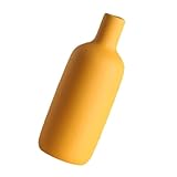 Petit vase de bureau : remplissez ce vase frais et simple de quelques fleurs séchées pour moderniser votre intérieur. vase compact en céramique