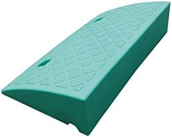 uniwersalne rampy krawężnikowe, Rampy motocyklowe, 3 kolory, 3 rozmiary, 11-17 cm, wózki inwalidzkie w garażu szkolnym(Green,50 * 40 * 17CM)