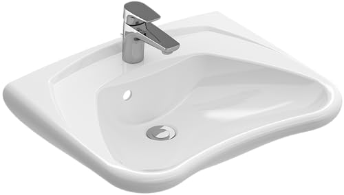 Villeroy & Boch O.Novo/Omnia Classic vita Waschbecken 60x49cm mit Hahnloch und Überlauf weiß