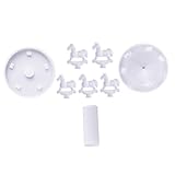 Fabrication de manège : fabriqué à partir de matériaux en silicone de haute qualité, sûr, inodore, flexible, pratique, le moule est facile à utiliser et à nettoyer, moule en silicone pour manège de bricolage.