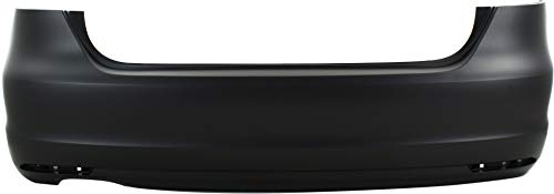 Evan Fischer Rear Bumper Cover Compatible with 2011-2014 Volkswagen Jetta Primed Sedan - VW1100186