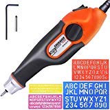 DIY Electric Engraver，Engraver Tools Carving Kit Carving Machine Includes Replaceable Tungsten Carbide Steel Bits, Letter and Number Templates